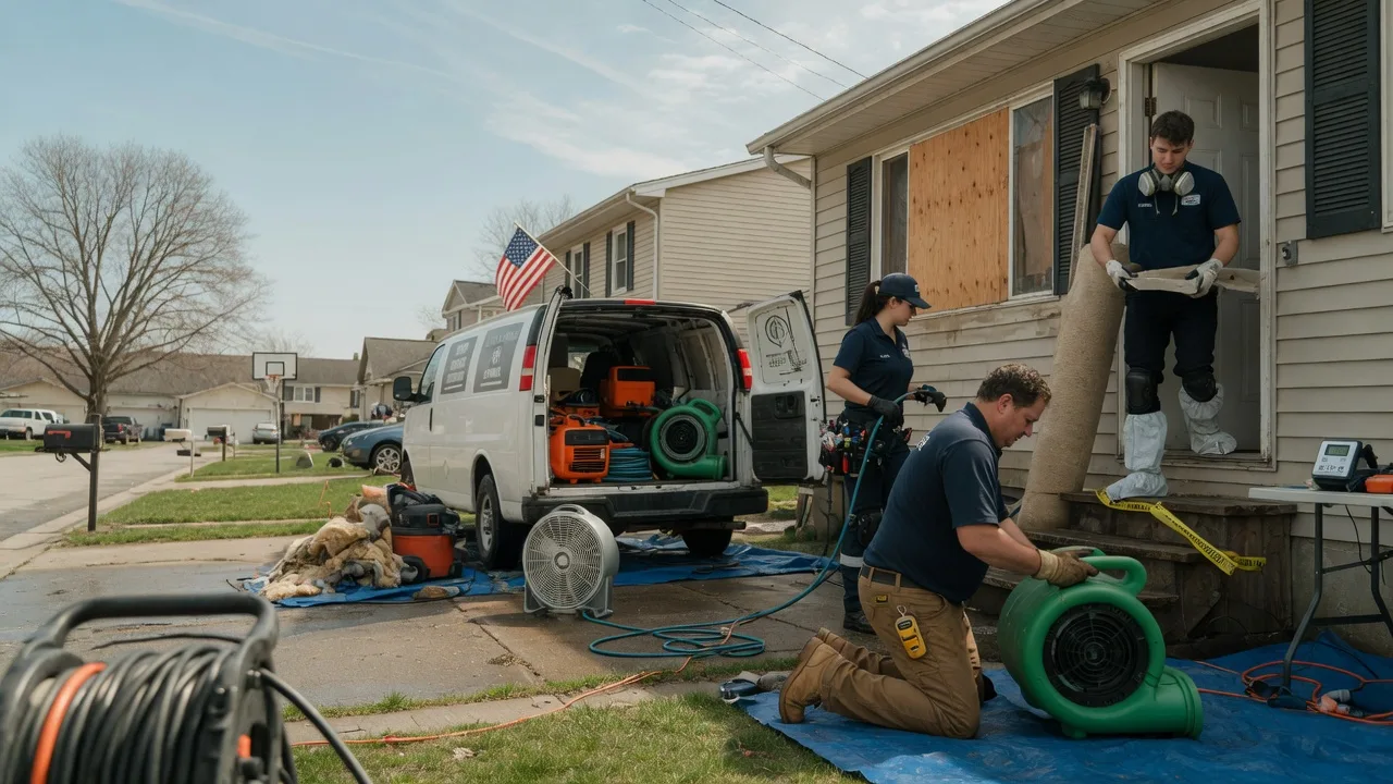 Water Damage Restoration in Caledonia, IL near me
